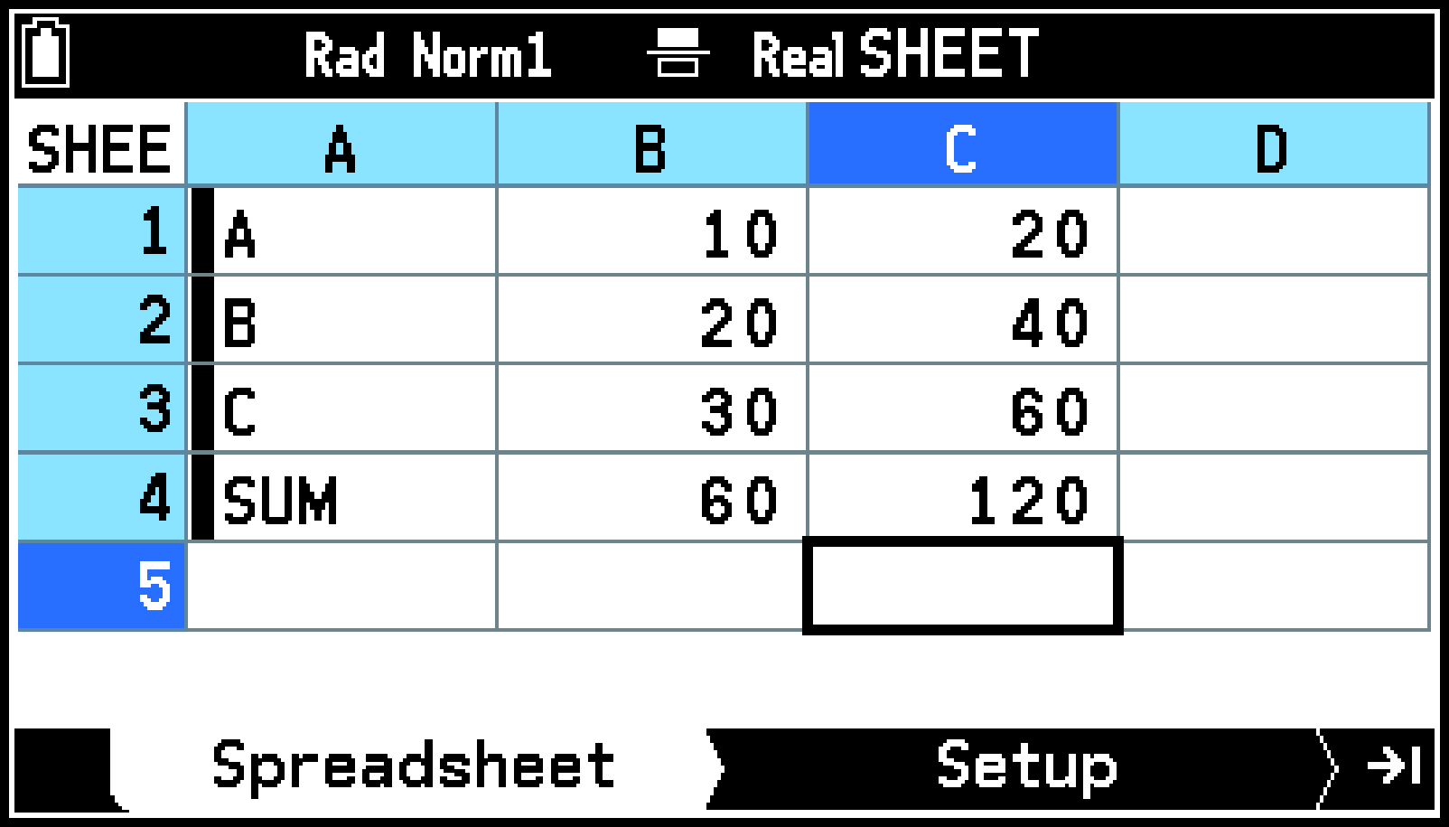 CY876_Spreadsheet_Special Commands_4